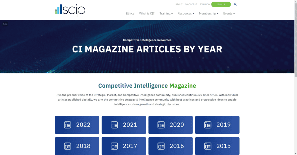 SCIP's articles - not exactly a blog, but a great resource